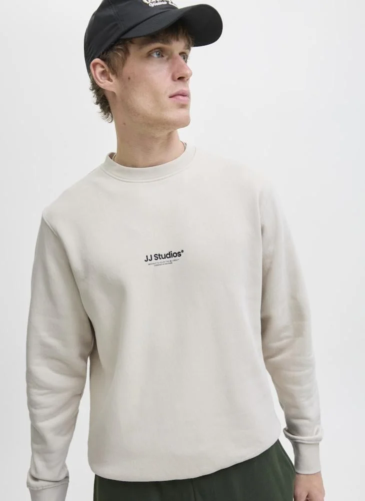 JACK & JONES Casual Quarter Zip Sweatshirt