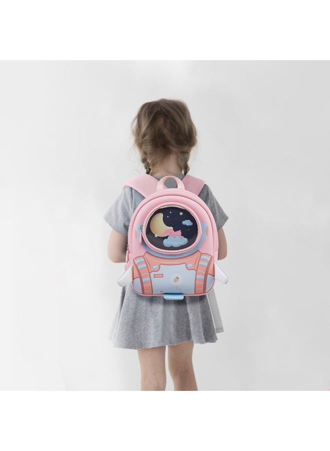 Nohoo 3D Astronaut Kids School Bag/Activity Bag 10" - Pink - Image 2