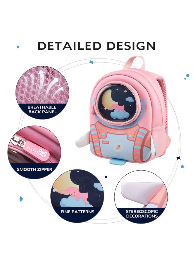 Nohoo 3D Astronaut Kids School Bag/Activity Bag 10" - Pink - Image 5