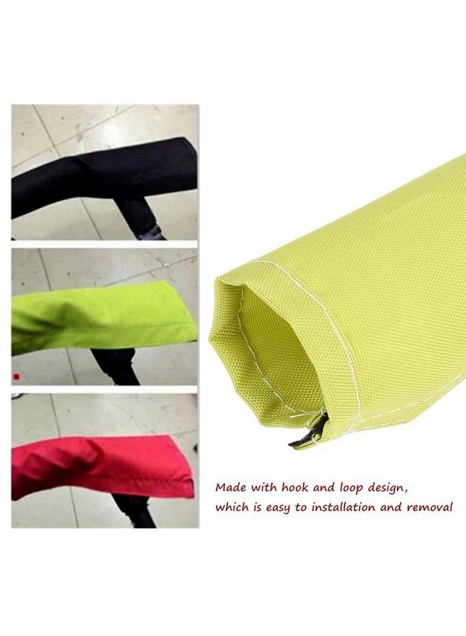 Fdit Baby Pushchair Stroller Fabric Handle Bar Pushchair Handlebar Warmer Gloves Cover (Black) - Image 4