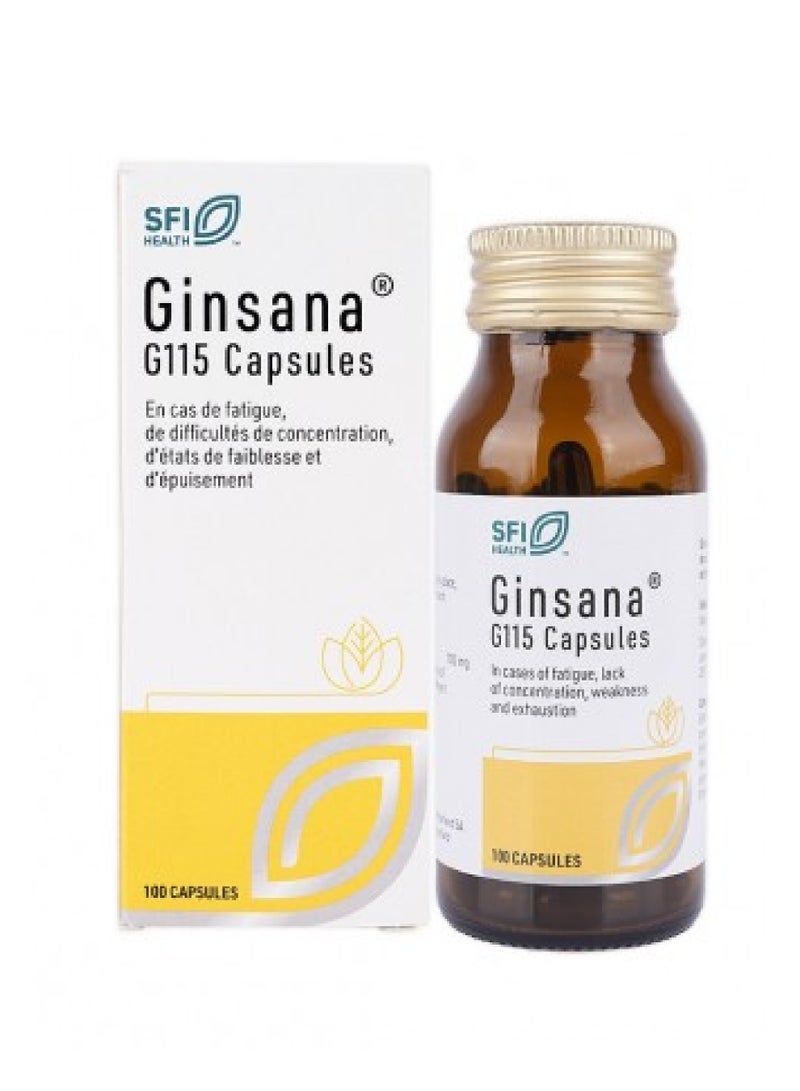 كبسولات جينسانا G115 100 حبة