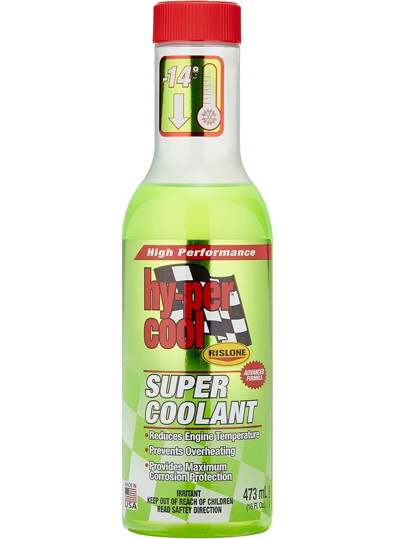 RISLONE Hy-per Cool Super Coolant, Advanced Cooling Additive, Reduces Engine Temperature up to 17°C