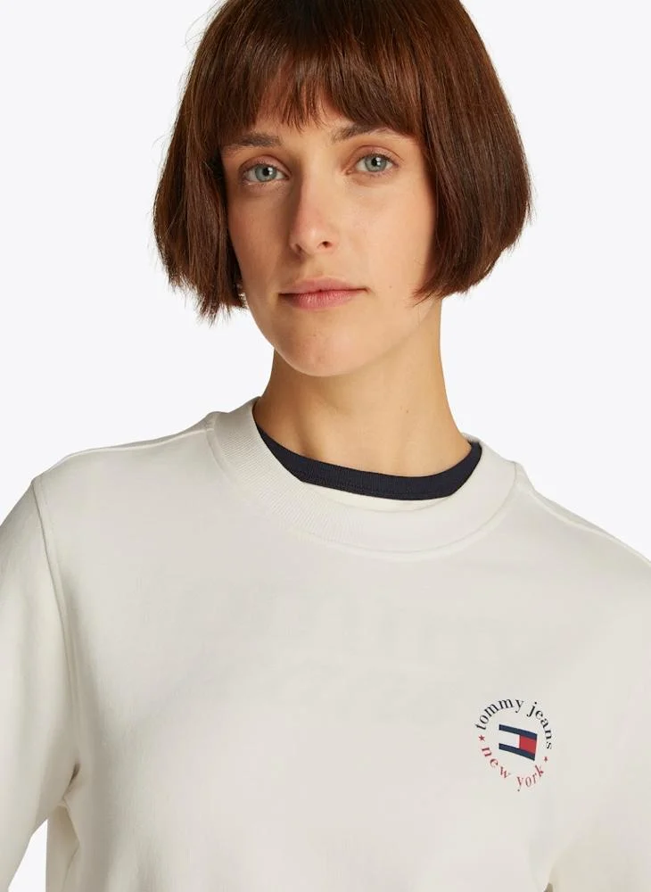 TOMMY JEANS Logo Crew Neck Sweatshirt