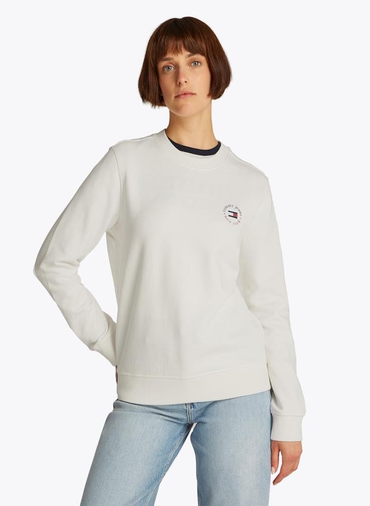 TOMMY JEANS Logo Crew Neck Sweatshirt  - Image 1