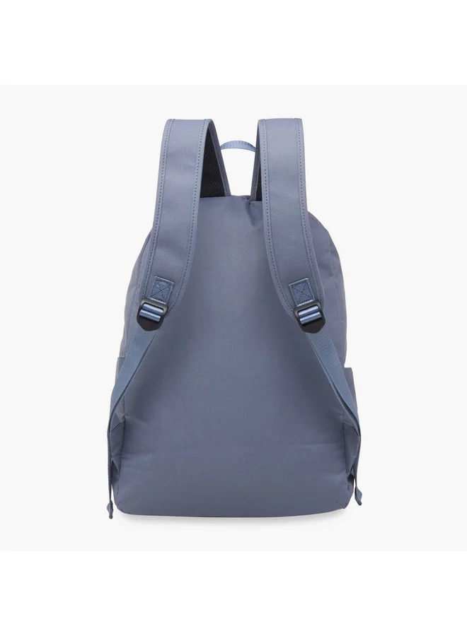 Oaklan by Shoexpress Logo Print School Backpack with Adjustable Straps - 30x16x42 cm