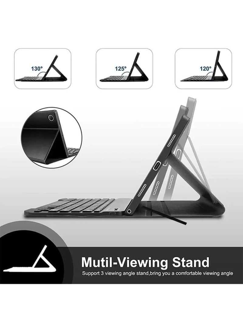 Muzz TOUCH Keyboard Case for Redmi Pad 2, 11-inch, Bluetooth Compatible Magnetic Auto Sleep/Auto Wake Function For Mi Pad 2 11" - Image 3