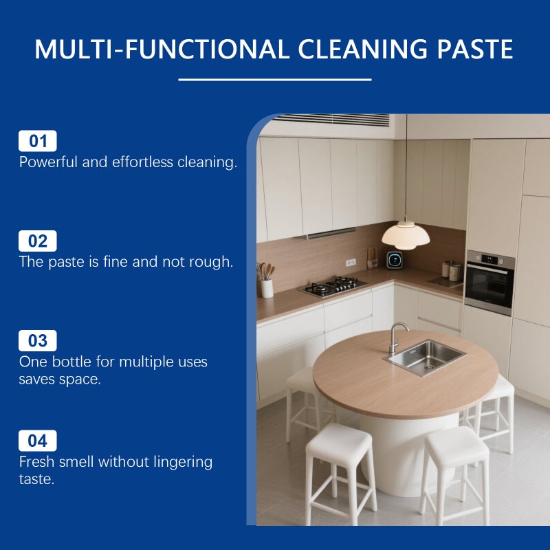 Jakehoe Multi-Purpose Cleaning Paste For Outdoor And Household Use, Daily Cleaning And Descaling, Gentle And Skin-Friendly Cleaning Paste - Image 4
