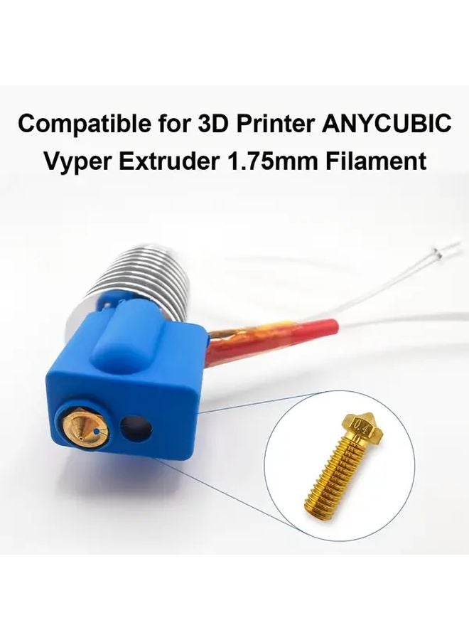 10 قطعة فوهة نحاسية 0.25 مم خيط M6 هوت إند لطابعات Artillery Sidewinder X1 X2 Genius Pro Vyper Kobra Plus ثلاثية الأبعاد - Image 5
