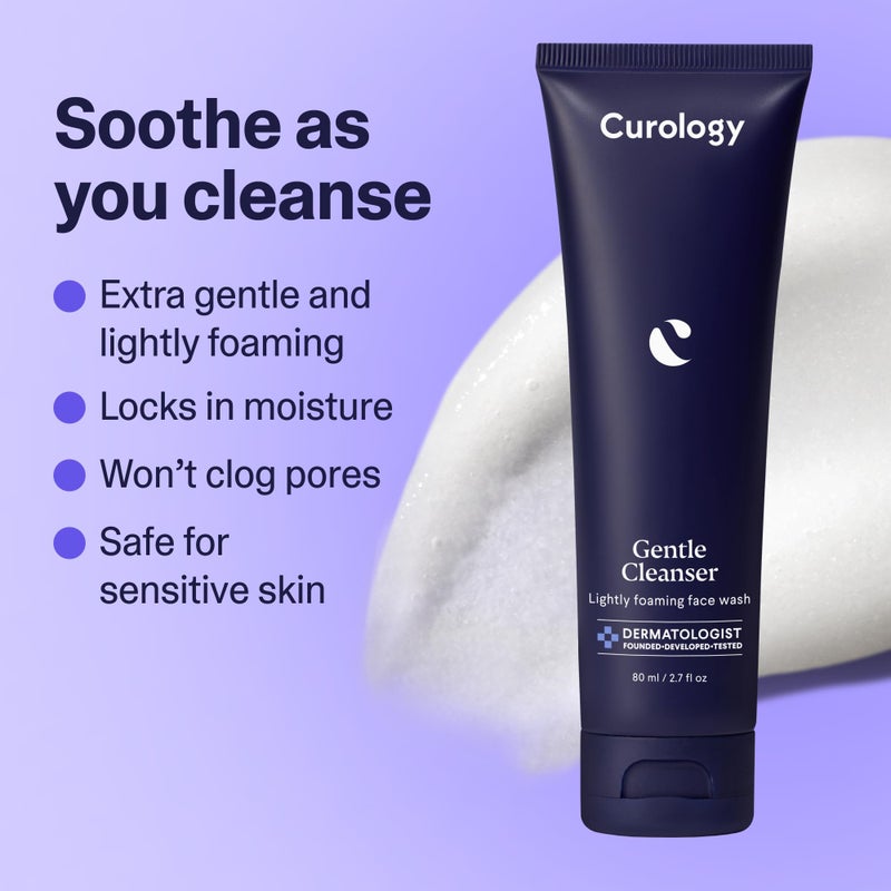 Curology Everyday Skincare Bundle, Gentle Facial Cleanser, Acne Body Wash (2% Salicylic Acid), and Daily Gel Face Moisturizer with Hyaluronic Acid - Image 2