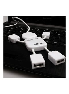 نيبمينينت موزع USB بتصميم شبيه بالإنسان بعدد 4 منافذ أبيض  - Image 3