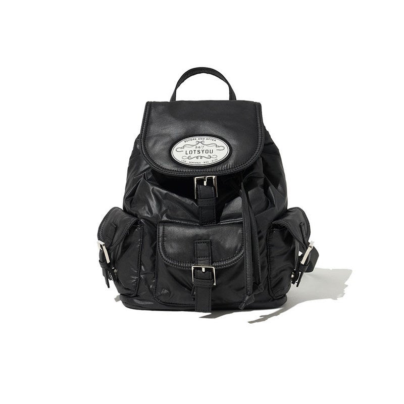 Women's Backpack with LOTS YOU Letter Print, Multi-color - Image 5