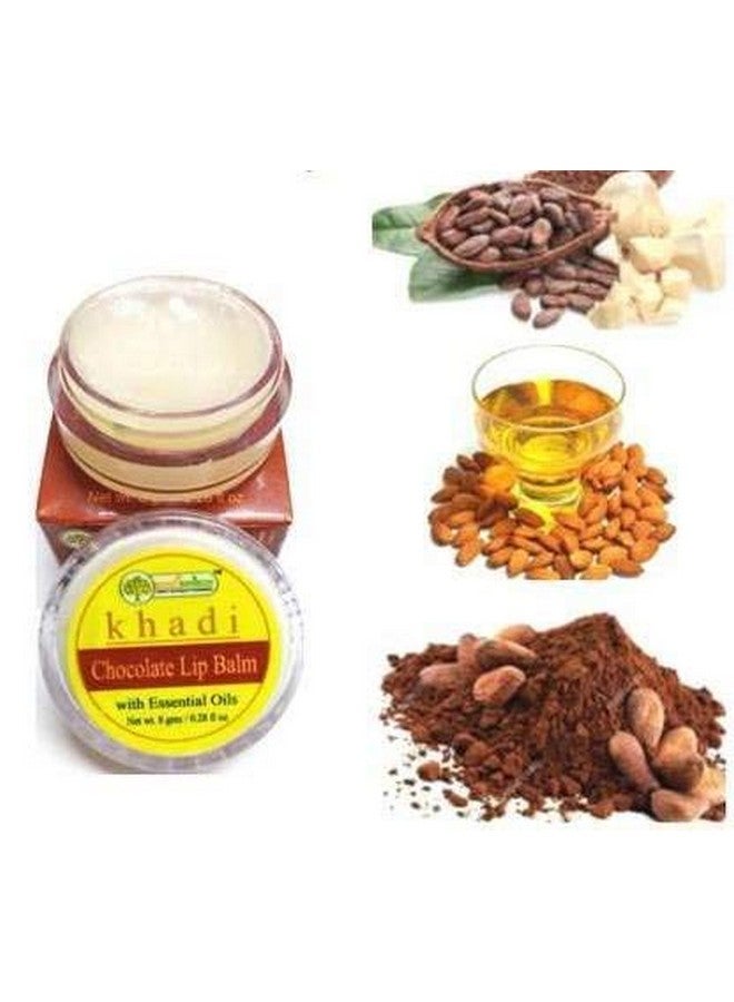 Khadi Rishikesh ayurvedic Lip balm Chocolate- 8 Gms - Lip Moisturizer for Dry & Chapped Lips| Tinted Lip Moisturizer for /Dry & Cracked Lips With Olive Oil |Non Sticky-WINTER CARE LIP BALM FOR DRY LIPS-8GM- Long-Lasting Hydrating Lip Balm-Daily Use Herbal Lip Balmà¤à¥à¤à¤²à¥à¤ à¤²à¤¿à¤ª à¤¬à¤¾à¤®) - Image 1