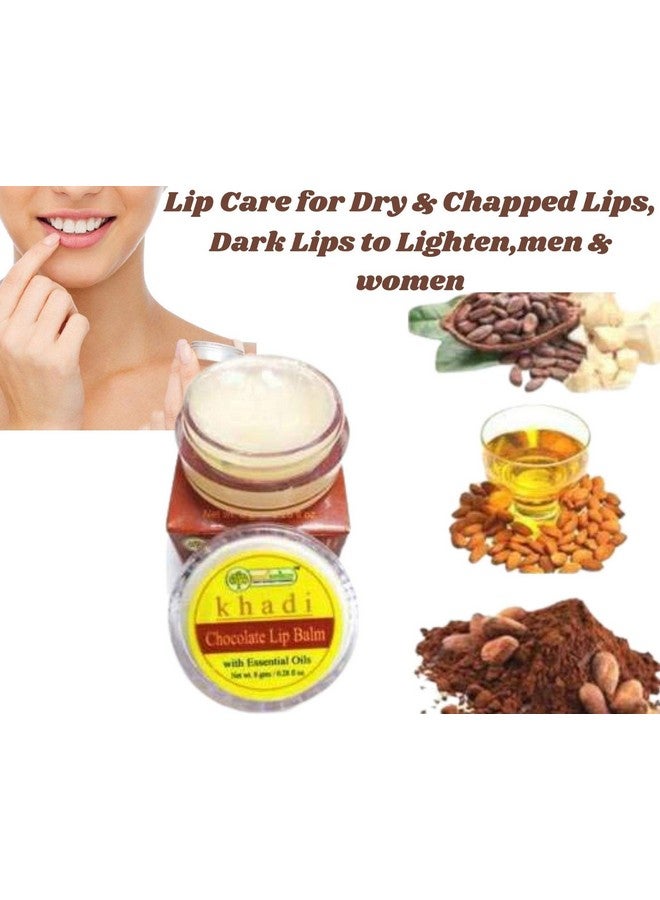 Khadi Rishikesh ayurvedic Lip balm Chocolate- 8 Gms - Lip Moisturizer for Dry & Chapped Lips| Tinted Lip Moisturizer for /Dry & Cracked Lips With Olive Oil |Non Sticky-WINTER CARE LIP BALM FOR DRY LIPS-8GM- Long-Lasting Hydrating Lip Balm-Daily Use Herbal Lip Balmà¤à¥à¤à¤²à¥à¤ à¤²à¤¿à¤ª à¤¬à¤¾à¤®) - Image 2