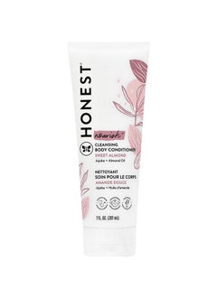 The Honest Company 2-In-1 Cleansing Body Conditioner | Gentle For Baby | Naturally Derived, Vegan, Hypoallergenic | Sweet Almond Nourish, 7 Fl Oz  - Image 1