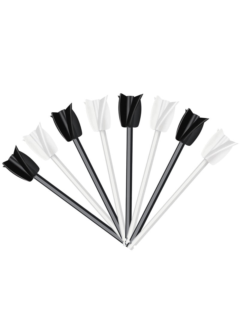 Riomh 8 Pcs Resin Mixer Paddles for Resin Drill Epoxy Mixer Attachment for Drill Paint MixerPaint Stirrer for Mixing Resin Epoxy Silicone Molds 