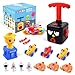 BAKAM Toddler Toys 34 for Boys Girls Balloon Launcher Powered Car Set Fun Toddlers STEM Toy Balloon Pump Cars Racer Kit for Kids 35 Bird - Image 3