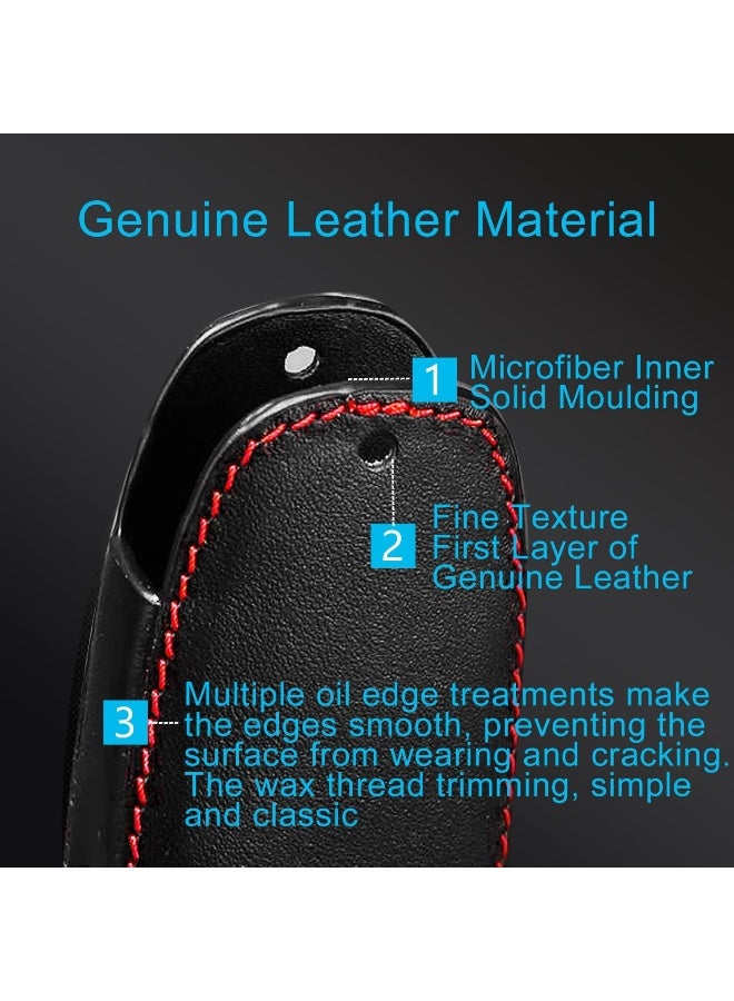 MECHCOS Leather Keyless Entry Remote Control Smart Key Case Cover - Image 4