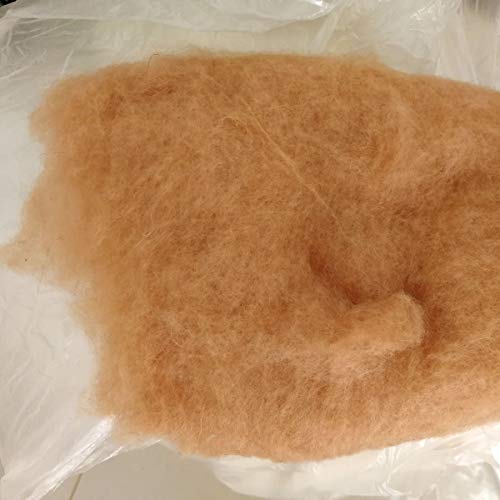 iMongol Super Clean Fine Camel Wool Fiber Filler Cloud for Stuffing, Needle Felting, Spinning,Blending and Dryer Balls, Carded,Un-Dyed,Natural Brown, 19 Micron (4oz) - Image 5