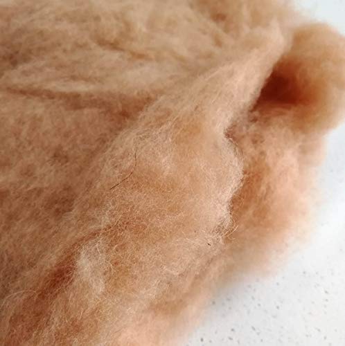 iMongol Super Clean Fine Camel Wool Fiber Filler Cloud for Stuffing, Needle Felting, Spinning,Blending and Dryer Balls, Carded,Un-Dyed,Natural Brown, 19 Micron (4oz) - Image 3
