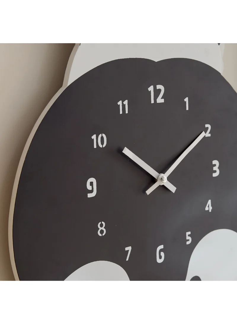Home Box Forresta Panda Wall Clock 40 x 4 x 35 cm