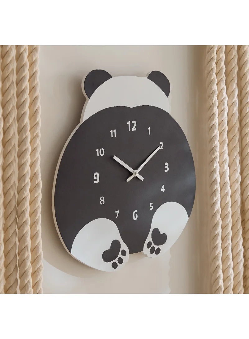Home Box Forresta Panda Wall Clock 40 x 4 x 35 cm