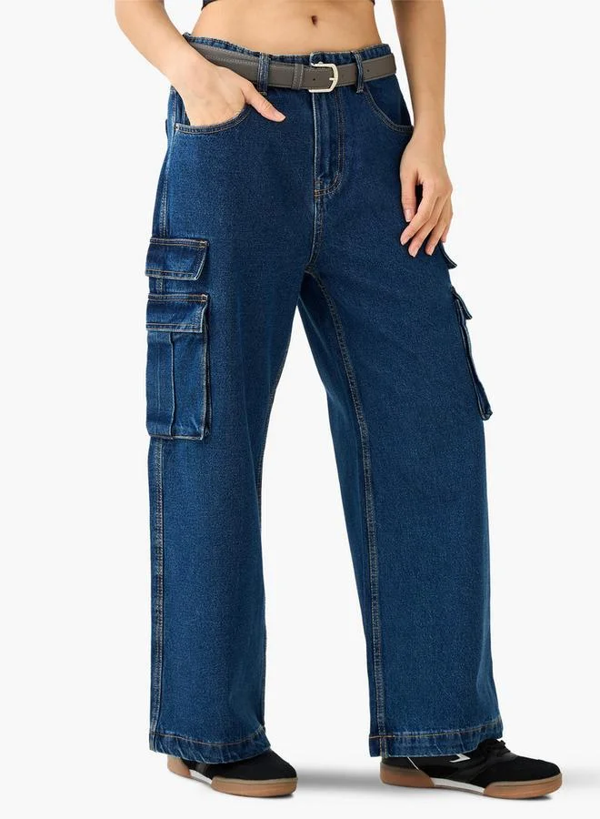 Splash FAV Cargo Pocket Jeans Cotton