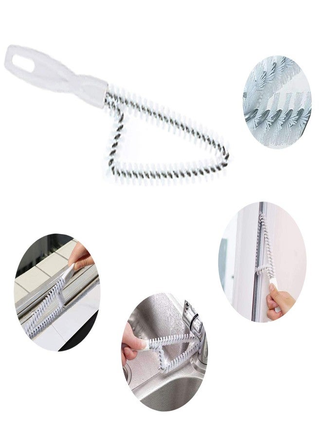 Runloon 8 Pcs Hand-held Groove Gap Cleaning Tools,Door Window Track Cleaning Tools Groove Corner Crevice Cleaning Brushes for Sliding Door/Tile Lines/Shutter/Car Vents/Air Conditioner/Keyboard - Image 5