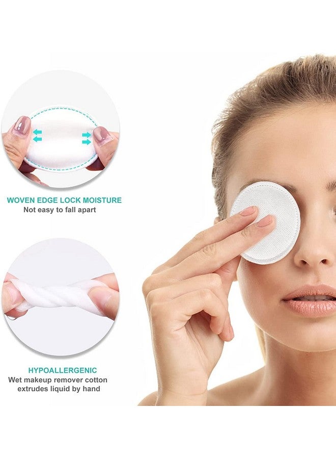 Generic 100% Natural Cotton Makeup Remover and Facial Cleansing Pads, Waffle Textured, Hypoallergenic, Standard Size, 100Pcs - Image 3