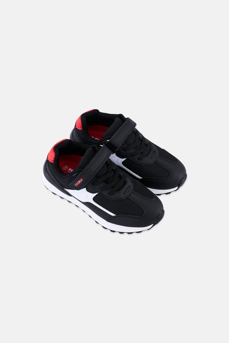 RBX Kids Boy Velcro Outdoor Shoes, Black - Image 4