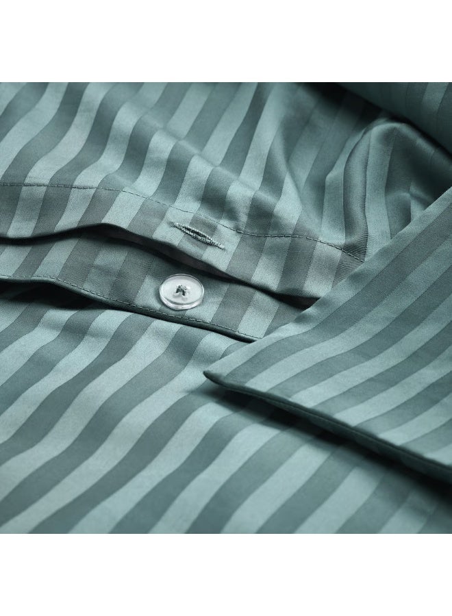 Duvet Cover And 2 Pillowcases Greenish-Blue 240x220/50x80 cm - Image 3