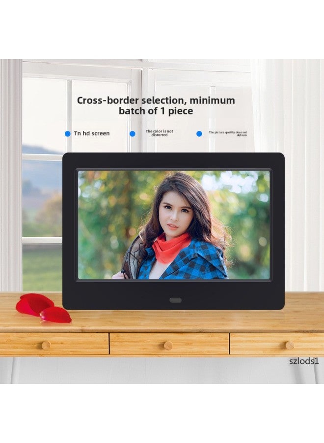 Sales 7 Inch Ultra Narrow Border Fashion Digital Photo Frame Electronic Photo Album Video Advertising Machine Business Gifts-Color:7inch White Tn Screen - Image 2