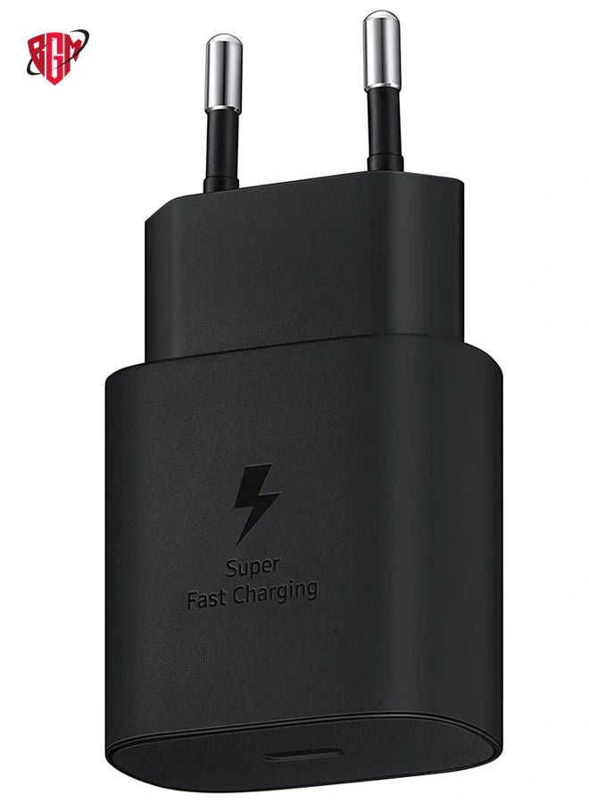 BGM compatible Samsung 45W USB Type C UK Travel Adaptor with Cable, EP-TA845XBEGGB, BlackSamsung Original 45W Fast Charging USB-C Mobile Phone Mains Plug/Wall Charger, Genuine Samsung Charger Compatible w - Image 4