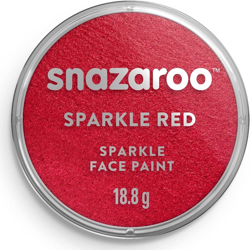 Snazaroo Sparkle Red Classic Face Paint - 18.8g (0.6 Fl Oz) - Image 1