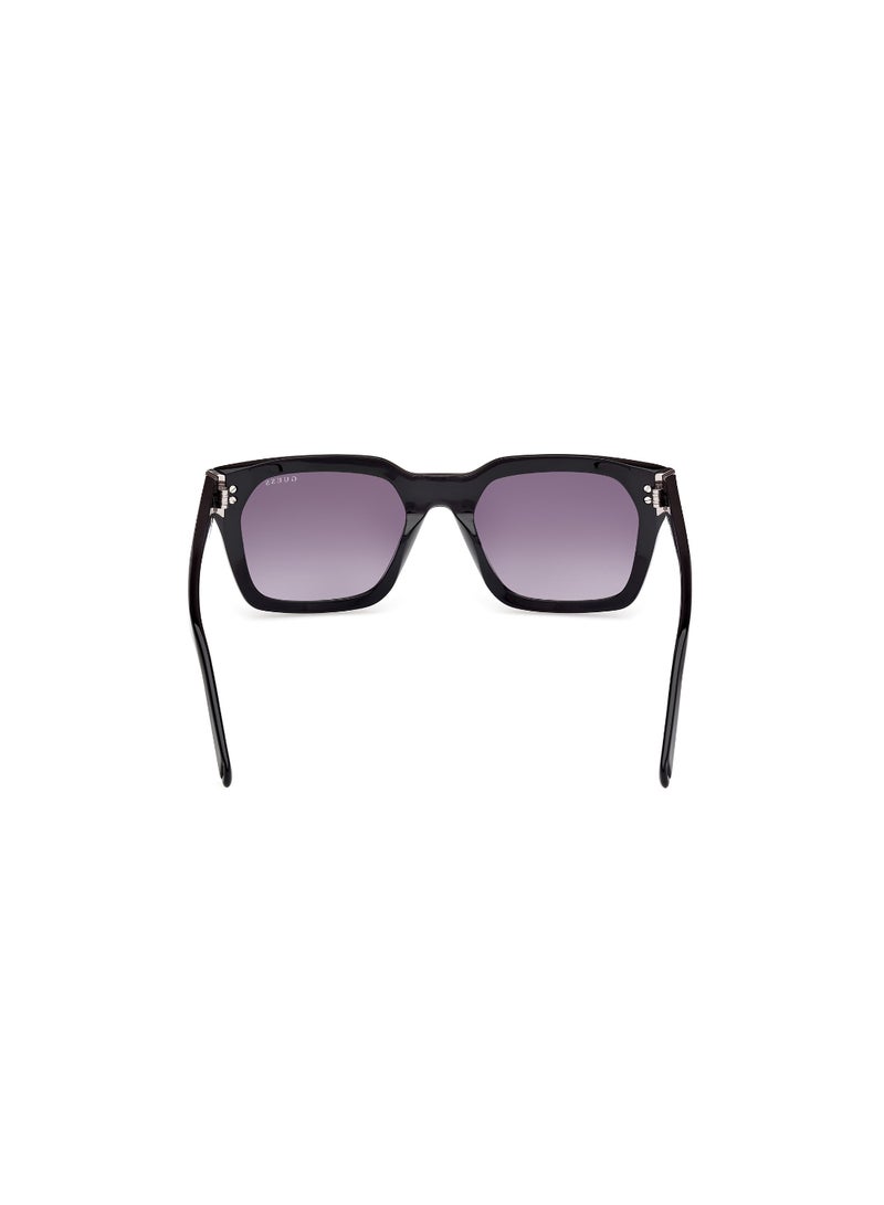 GUESS FULL RIM MALE SQUARE BLACK ACETATE SUNGLASSES - Image 4