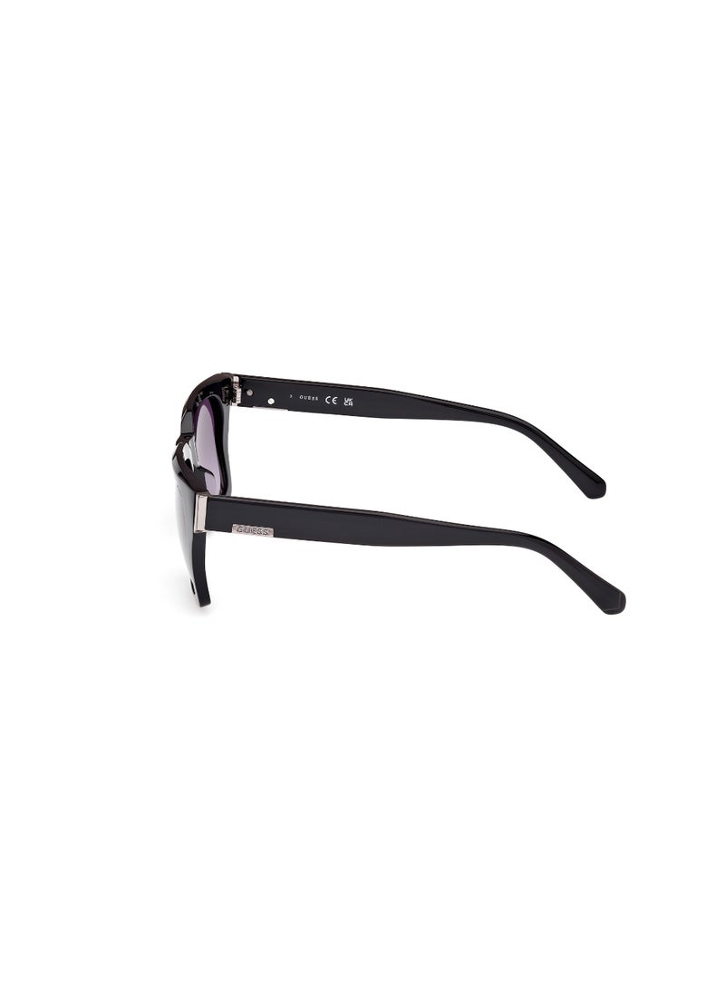 GUESS FULL RIM MALE SQUARE BLACK ACETATE SUNGLASSES - Image 2