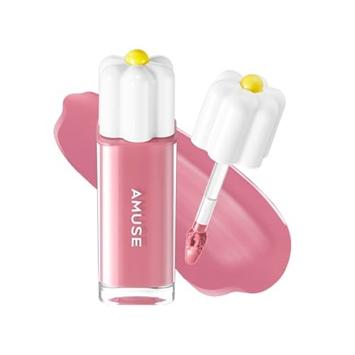 Amuse SEOUL Daisy Flower Dew Tint 09 MAUVE GRAPE Glossy Moisturizing Lip Stain Watery Glow Lip Tint Long Lasting Color Dewy Finish Vegan Korean Beauty Makeup - Image 1