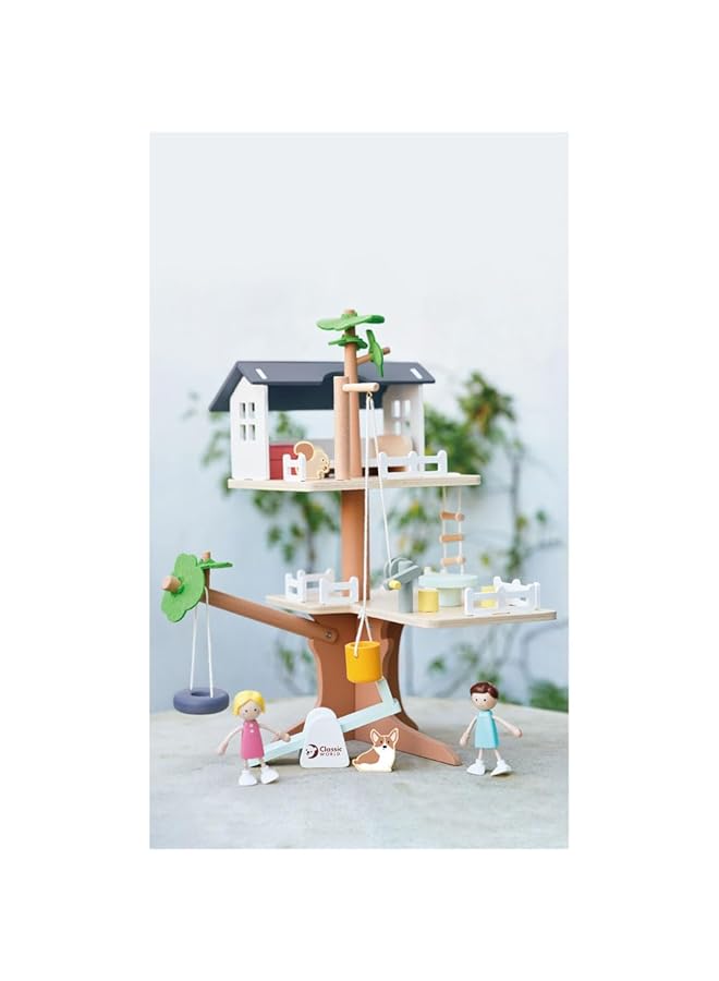 كلاسيك ورالد مغامرة بيت الشجرة: أطلق العنان للعب الخيالي، إنها لعبة بيت الشجرة للأطفال وألعاب التظاهر للأطفال الصغار - Image 4