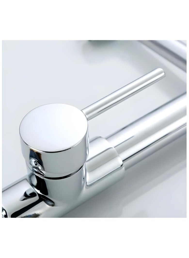 Modern Pull Down LED Kitchen Faucet – Commercial Grade Stainless Steel Sink Tap with Dual Function Sprayer, 360° Rotation, Temperature-Sensing Light & Single Handle Mixer for Home and Restaurant Use - Image 5