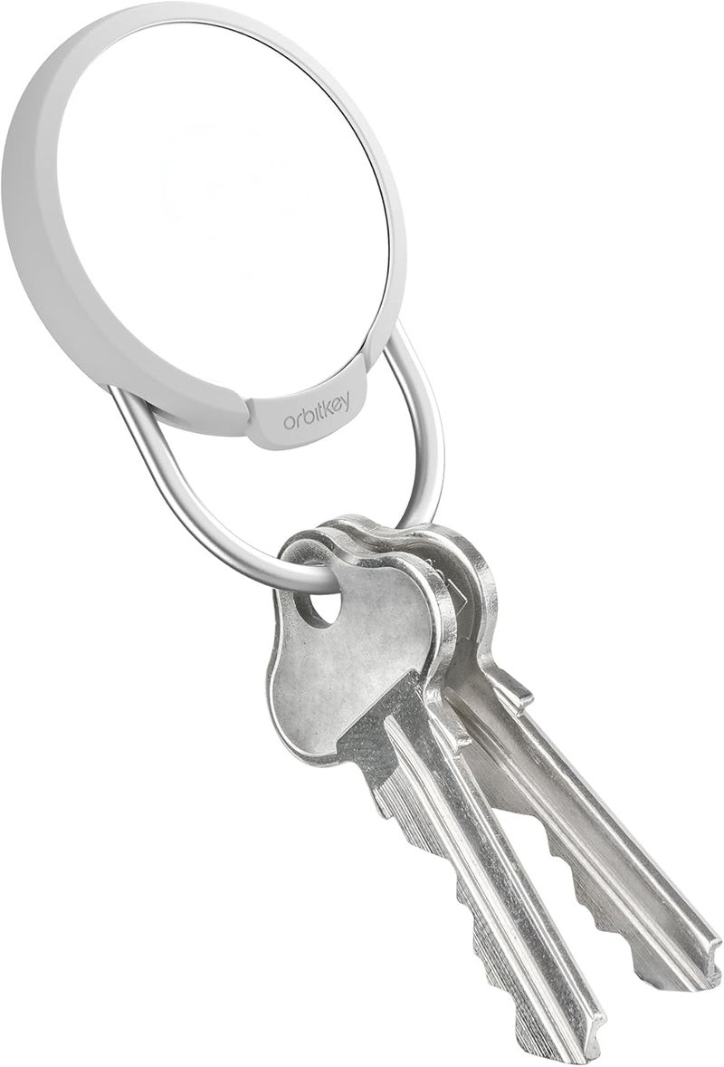 Orbitkey Slim Case for AirTag - Granite - Stainless Steel and TPU - Image 1