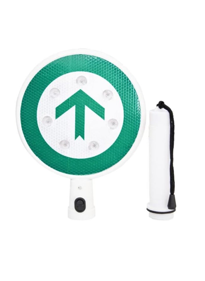 BERRY - BERRY Stop and Go Traffic Control Flashing LED Light | Handheld Bi- Directional Warning 16 LED Traffic Safety Baton | Battery Powered Safety Baton - Image 1