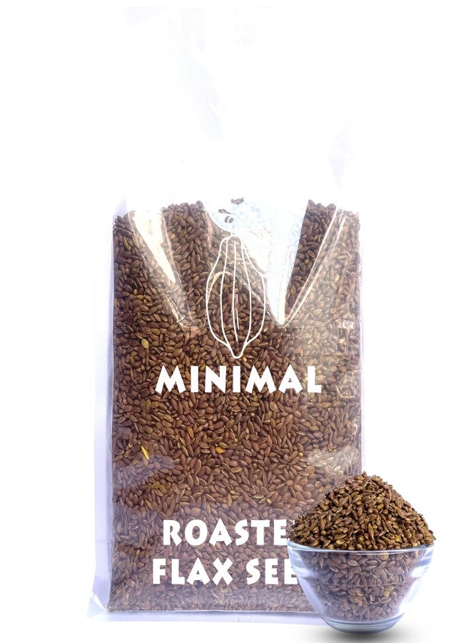 Minimal Roasted Flax Seeds | Omega-3 Rich | High Fiber, Crunchy Superfood Snack | 100% Natural | 1kg Salted Alsi - Image 1