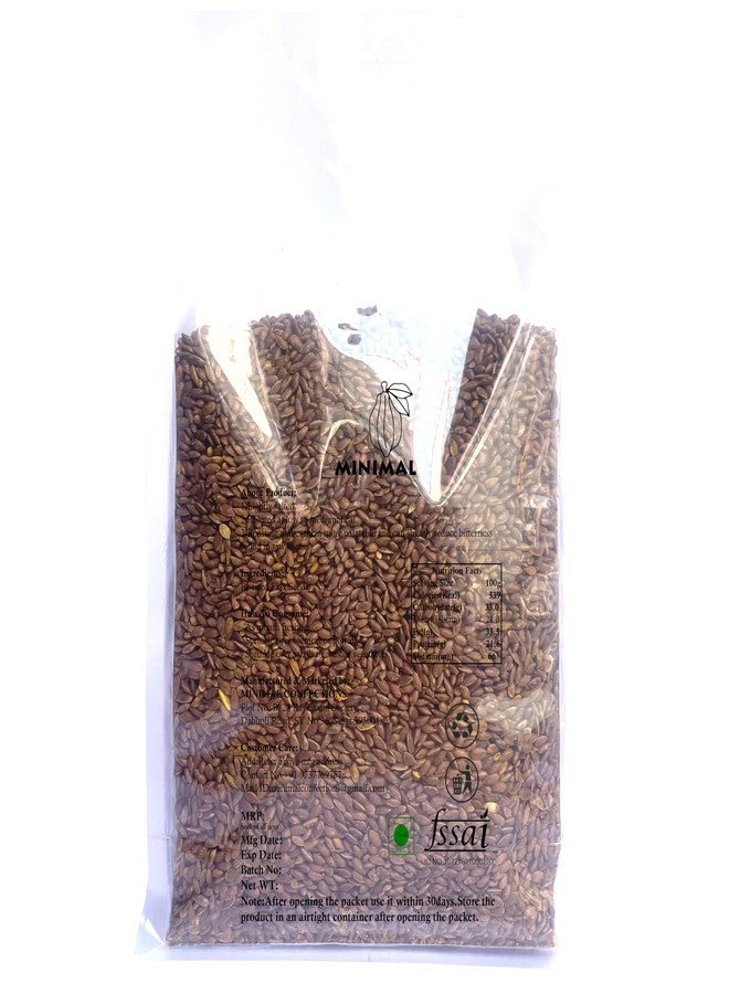 Minimal Roasted Flax Seeds | Omega-3 Rich | High Fiber, Crunchy Superfood Snack | 100% Natural | 1kg Salted Alsi - Image 2