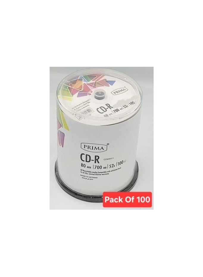 قرص مضغوط مكون من 100 قطعة