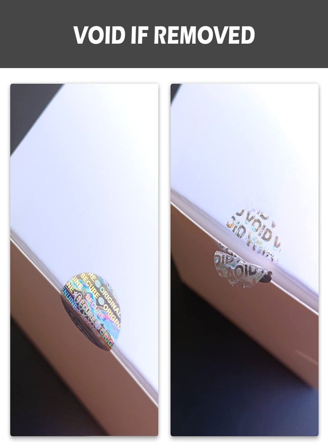 ILMBVM 580pcs Tamper Proof Hologram Stickers Security Genuine Original Guaranteed Labels Warranty Void Seal Tamper evident Stickers with Unique Serial Number (0.6inch,Circular) - Image 2