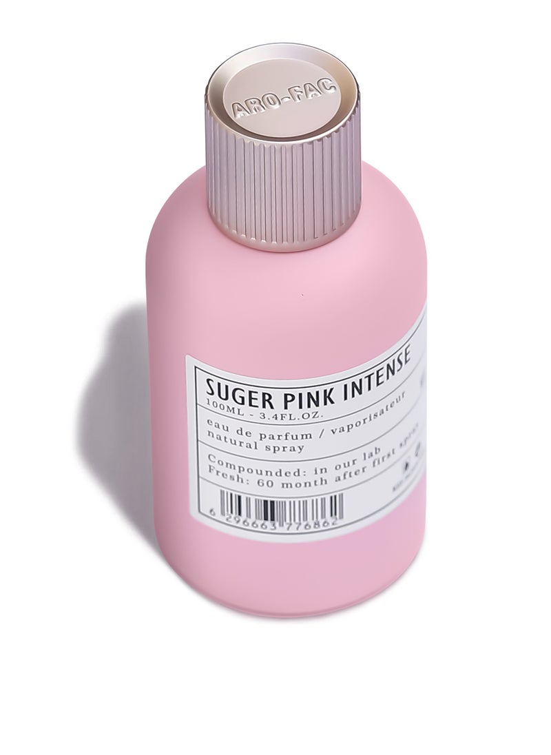 AMD Perfumes Aro Fac Suger Pink Intense By AMD Perfumes Women Fragrance EDP 100ml  - Image 4
