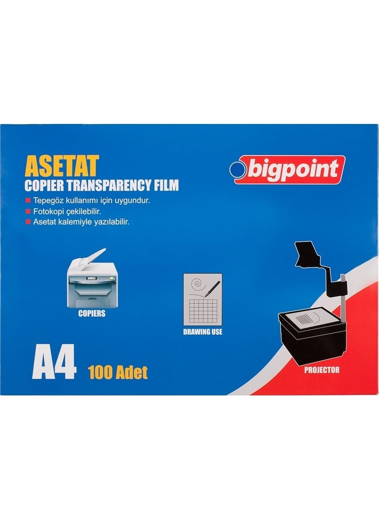 Bigpoint Photocopy Transparency A4 100 Micron 
