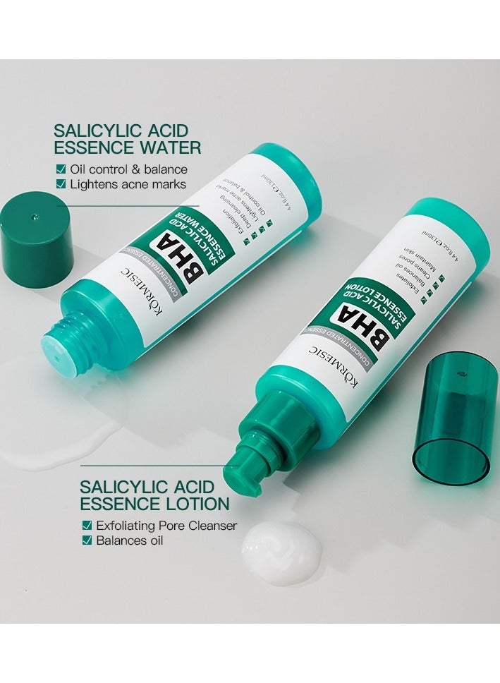 Kormesic Salicylic Acid Essence Milk 130ml | Deep Oil Control & Hydration, Balances Skin - Image 3