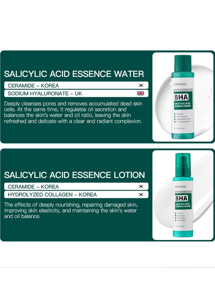 Kormesic Salicylic Acid Essence Milk 130ml | Deep Oil Control & Hydration, Balances Skin - Image 4