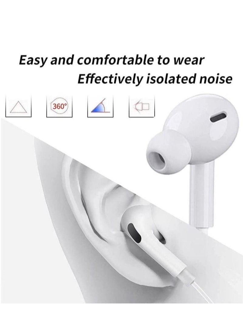 ELTRAZONE - Earbuds/Headphone with Lightning Connector(Built-in Microphone & Volume Control) in-Ear Stereo Headphones Headset Compatible with iPhone14/SE/11/X/8 7-All iOS System[Apple MFi Certified]Plug and play - Image 1
