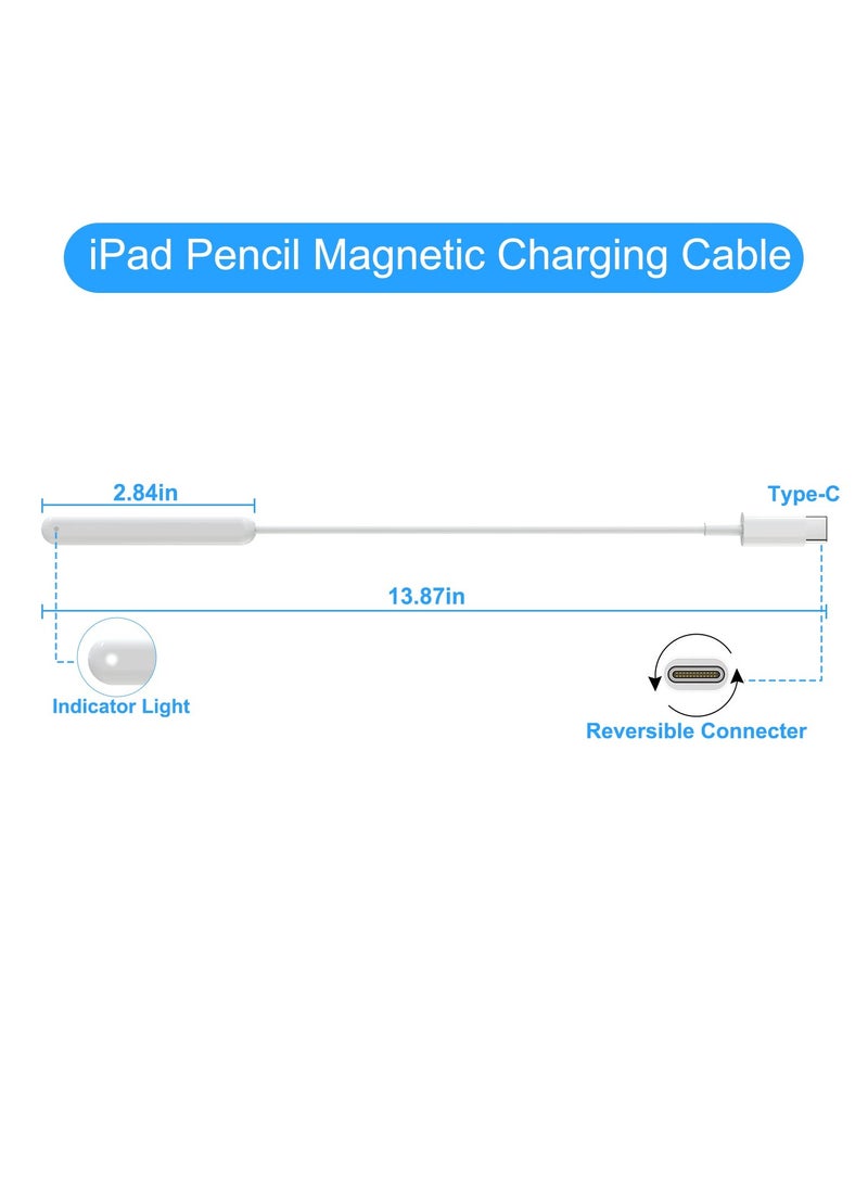 SYOSI Magnetic Charger, Lightweight and Convenient Charging Adapter for APPLE Pencil 2nd Generation - Image 2